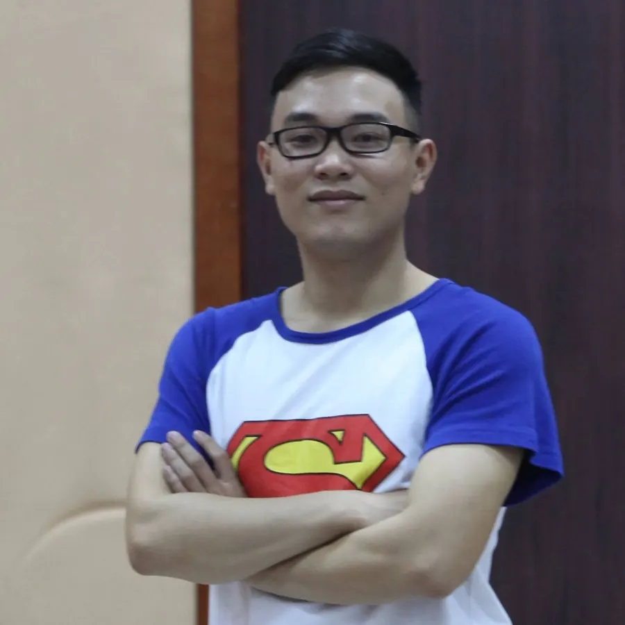 Ảnh thầy Quyền trong giai đoạn giảng dạy ban đầu